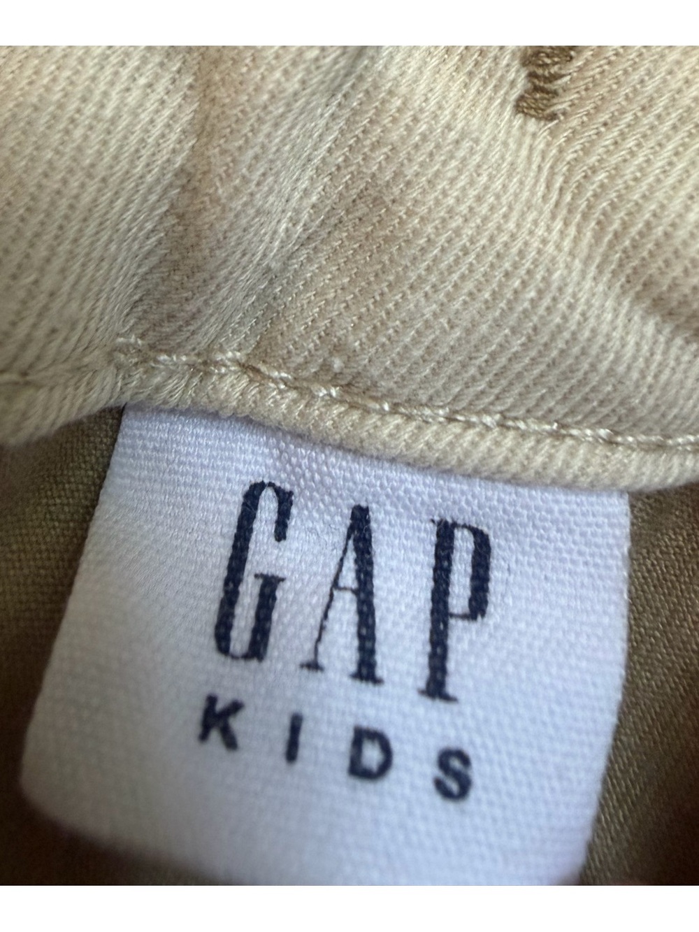 GAP Kids Boy Slim Sz 18 Adjustable Waist Classic Chino Pants Khaki - Picture 3 of 12